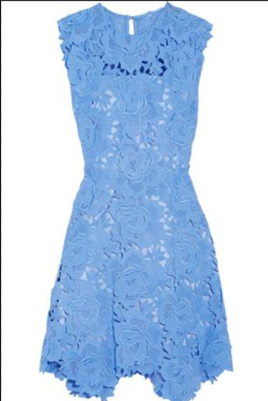catherine deane 8 blue lace fjola dress